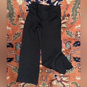 Women’s Petite Wide Leg Jockey Leggings Size M